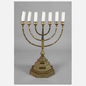 Judaica großer Menoraleuchter