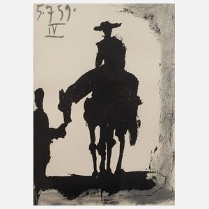 nach Pablo Picasso, Don Quijote und Sancho Panza