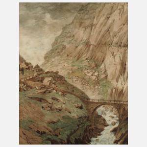 Edward Harrison Compton, Teufelsbrücke am St. Gotthard