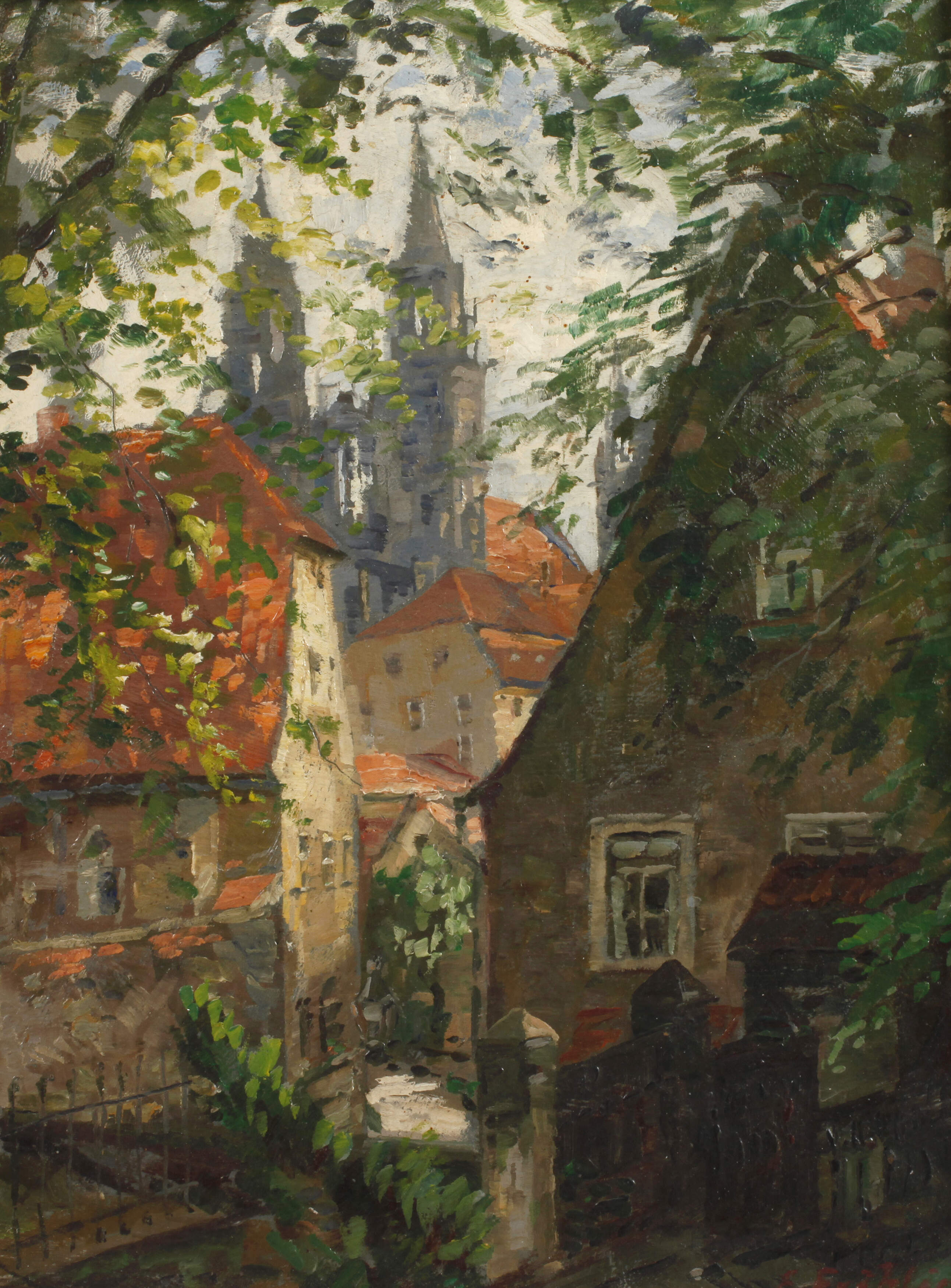 Emil Fröhlich, Der Burgberg in Meißen