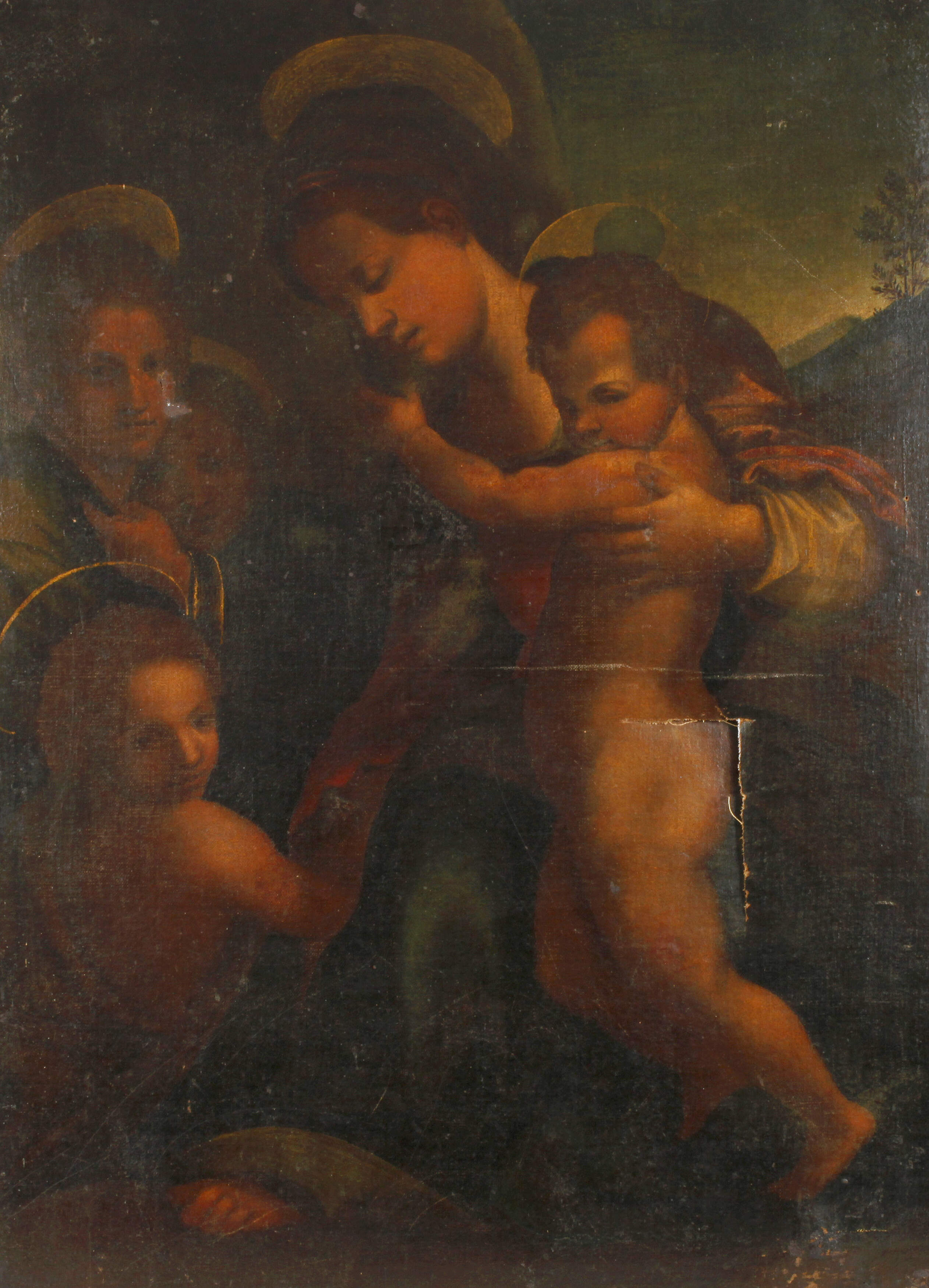 Heilige Familie mit Johannes nach Andrea del Sarto