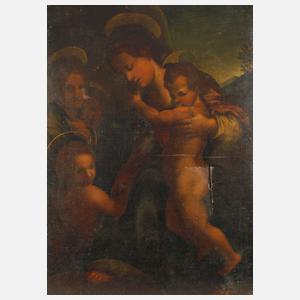 Heilige Familie mit Johannes nach Andrea del Sarto