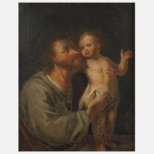 Jesus mit seinem Vater Josef von Nazareth