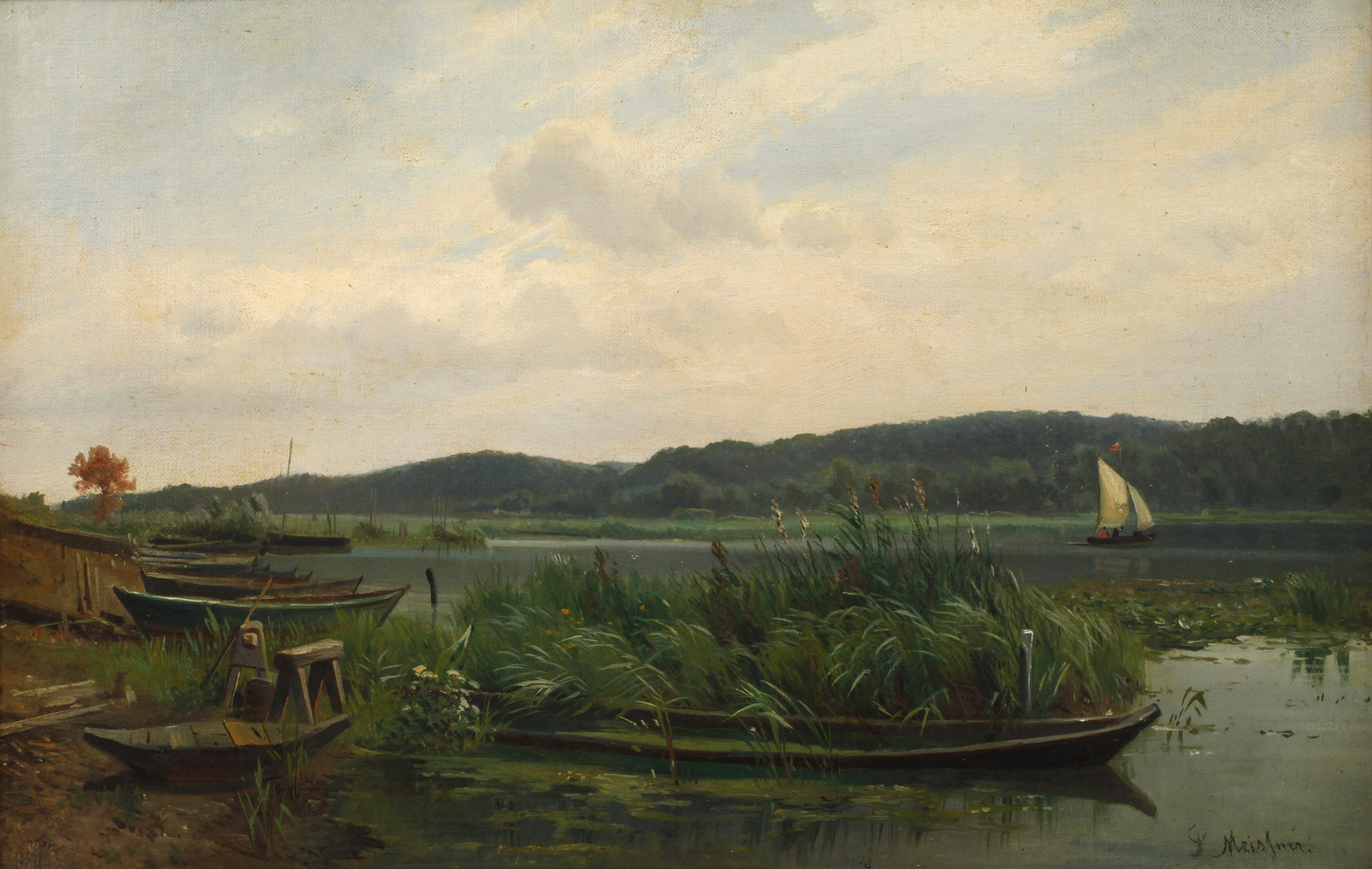 Gustav Meissner, Partie am See