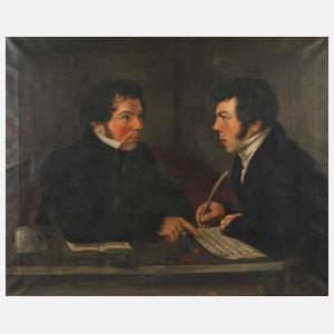 Franz Schubert & Franz Grillparzer bei der Arbeit