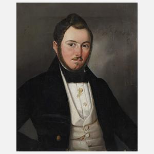 Herrenportrait Biedermeier