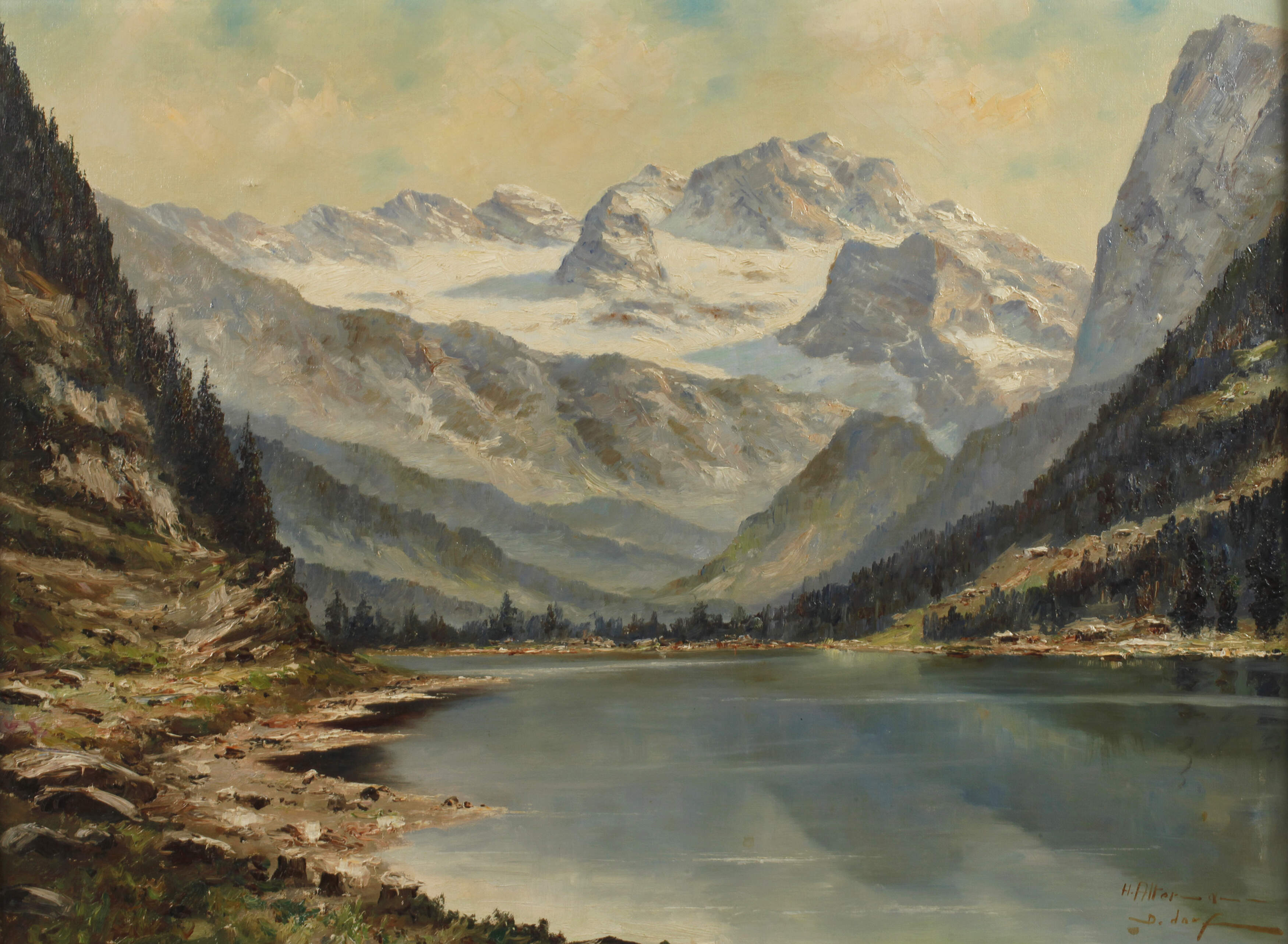 Horst Altermann, "Gosausee am Dachstein"