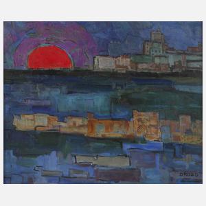 Stanislaw Marek Drozd, attr., Sonnenuntergang