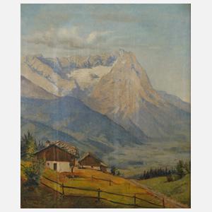 Franz Forthuber, Blick zum Wettersteingebirge