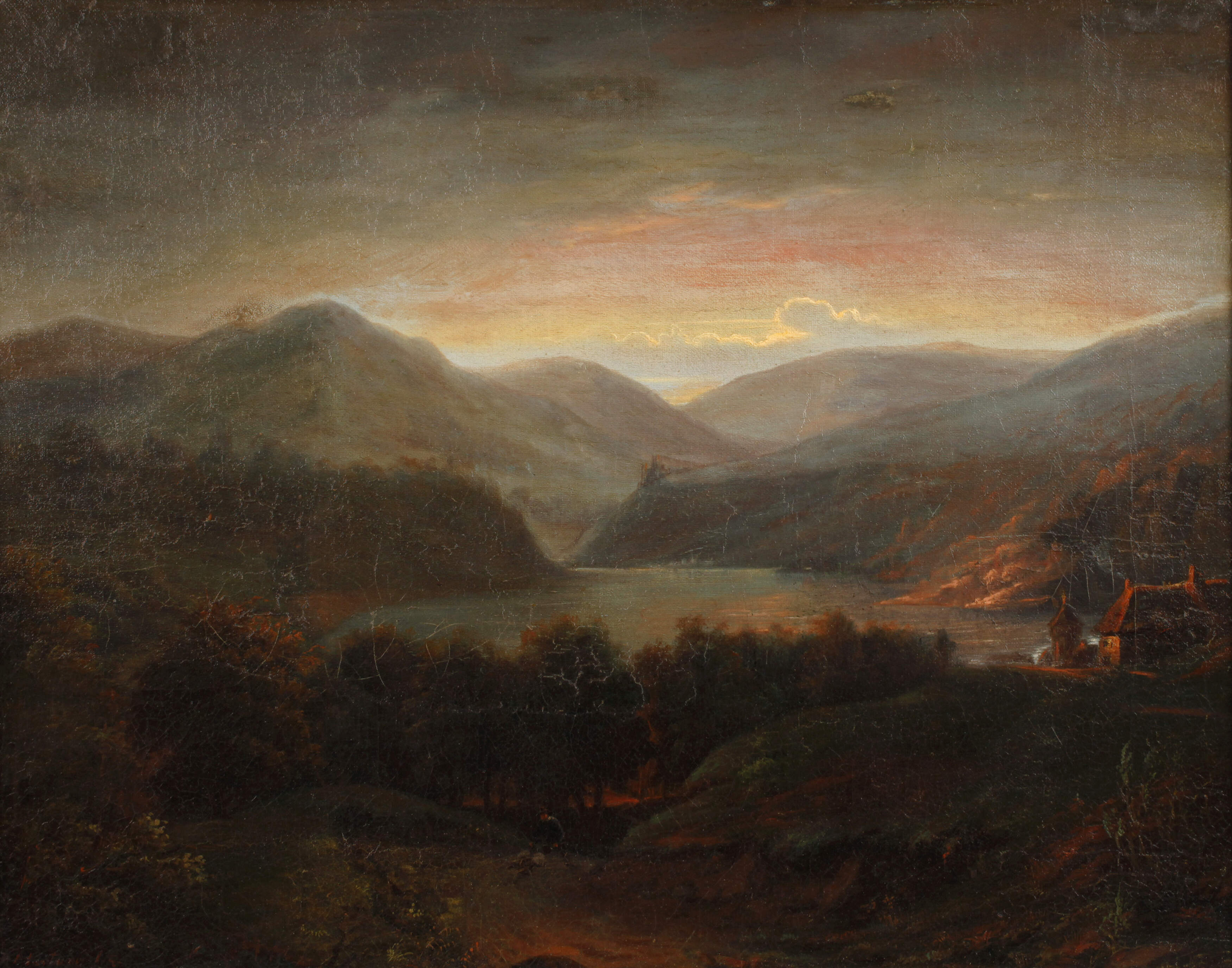 H. Hartung, Abendlandschaft