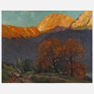 Walter Kuphal, Herbstliche Gebirgslandschaft