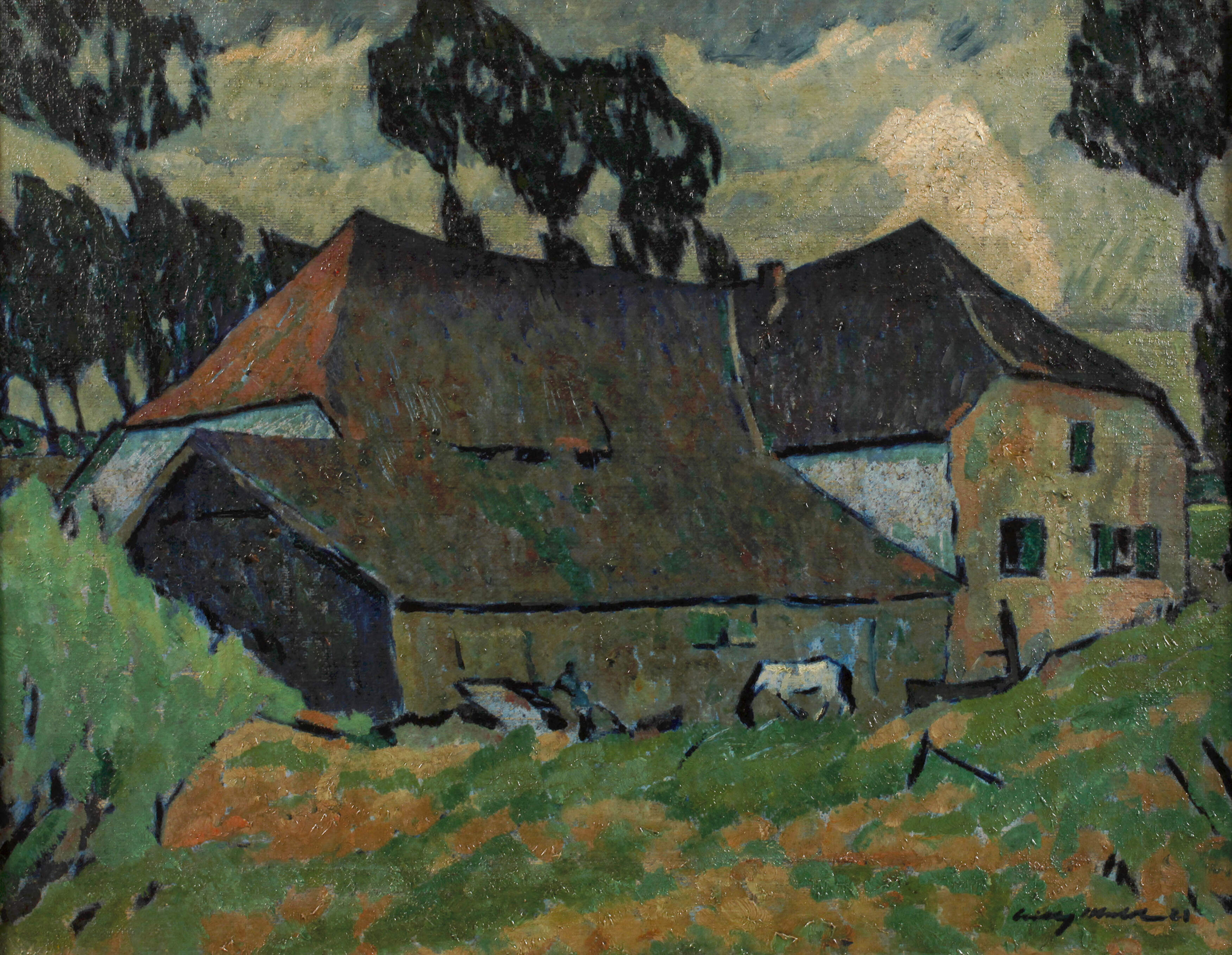 Willy Mulot, Bauernhaus