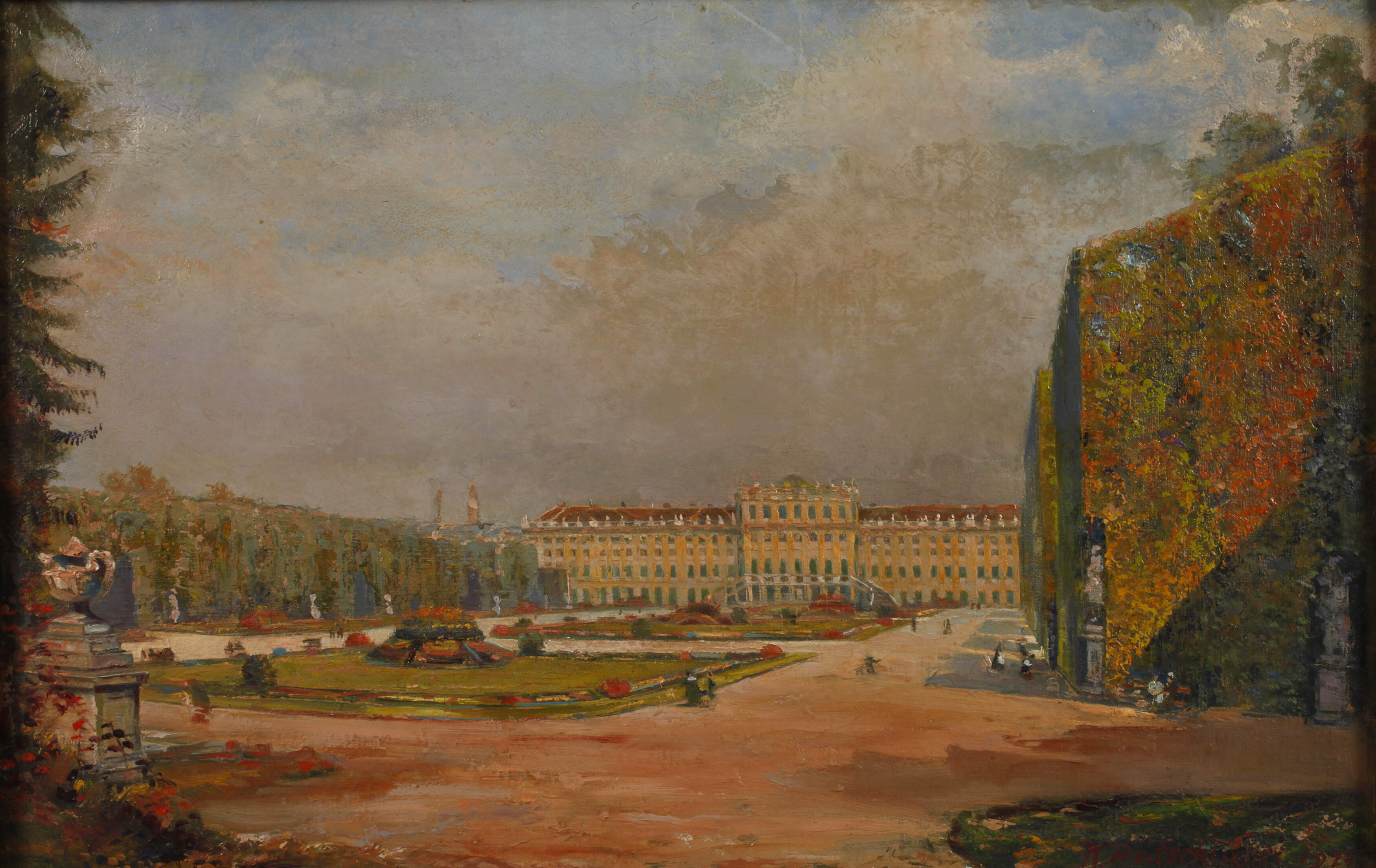 K. Reitschläger, Ansicht von Schloss Schönbrunn