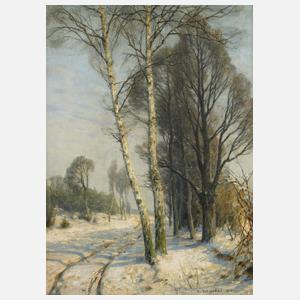 Karl Schuster, attr., Spuren im Schnee