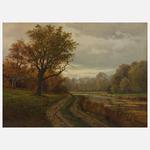 Herbstliche Flusslandschaft