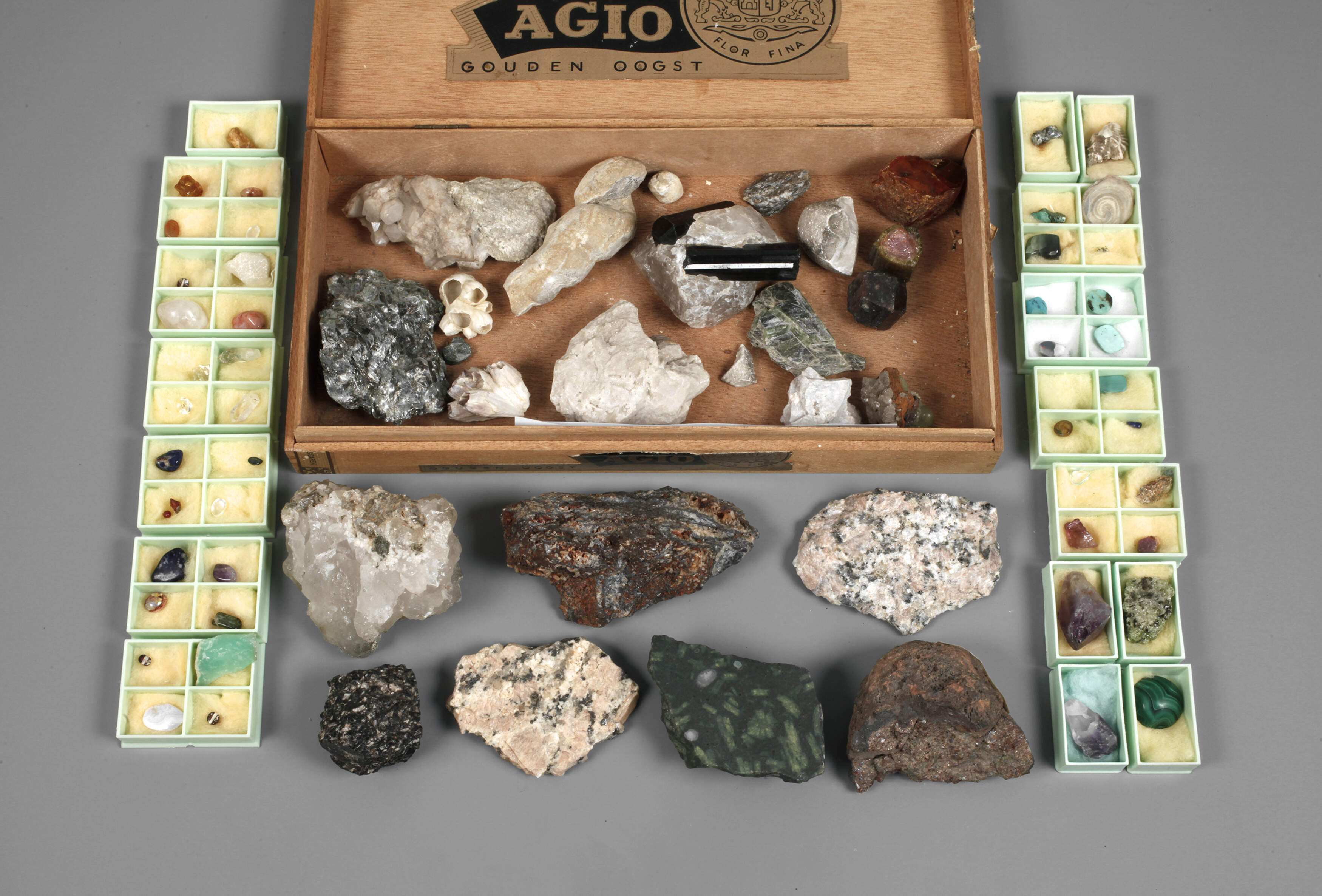 Kleine Mineraliensammlung