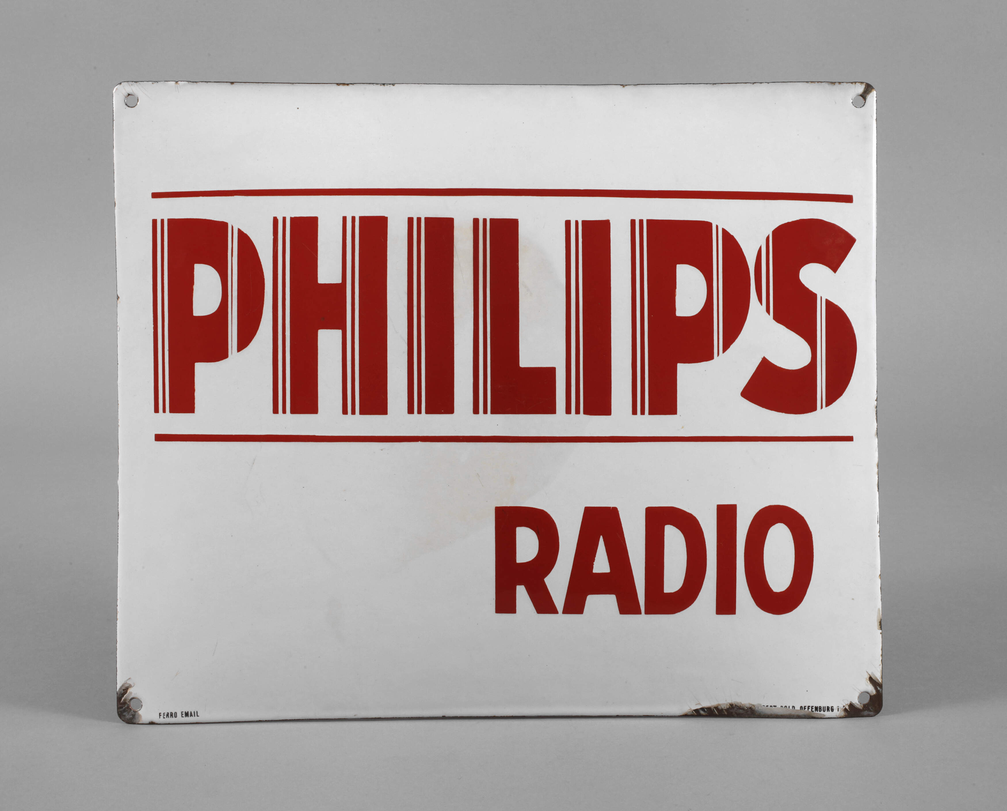 Emailleschild Philips