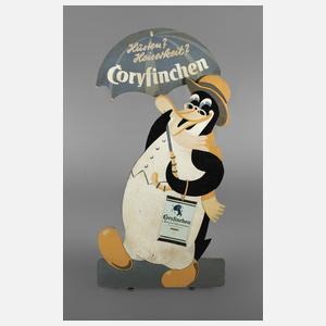 Werbeschild Coryfinchen