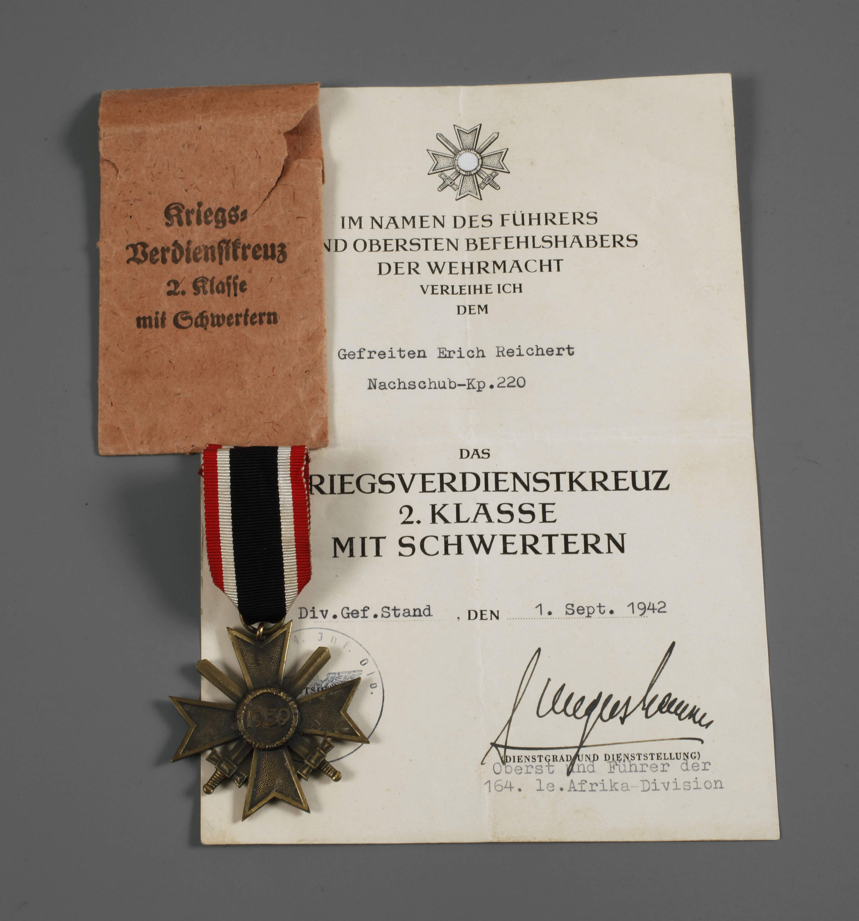 Kriegsverdienstkreuz 2. Klasse