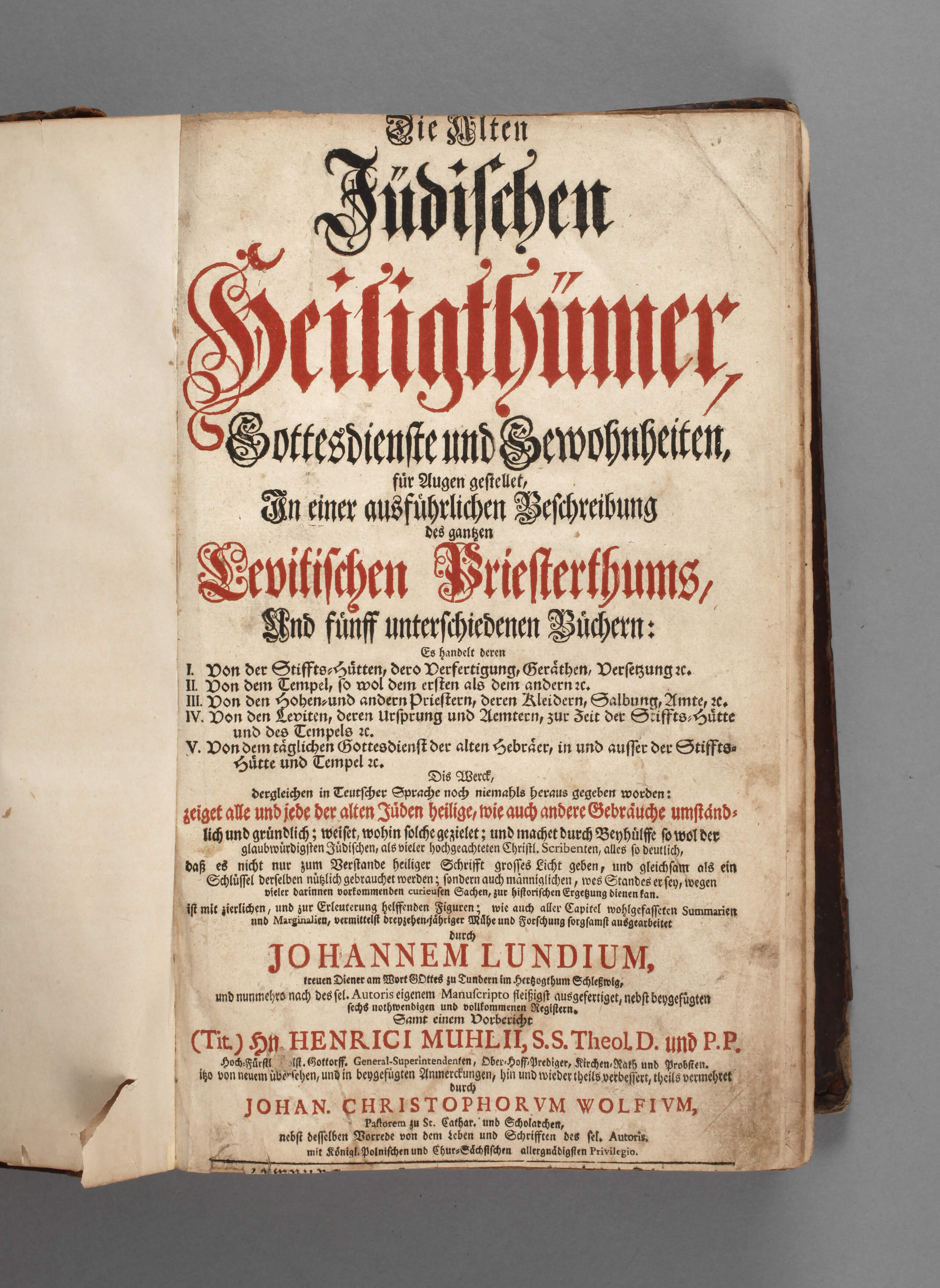 Die Alten Jüdischen Heiligtümer 1738