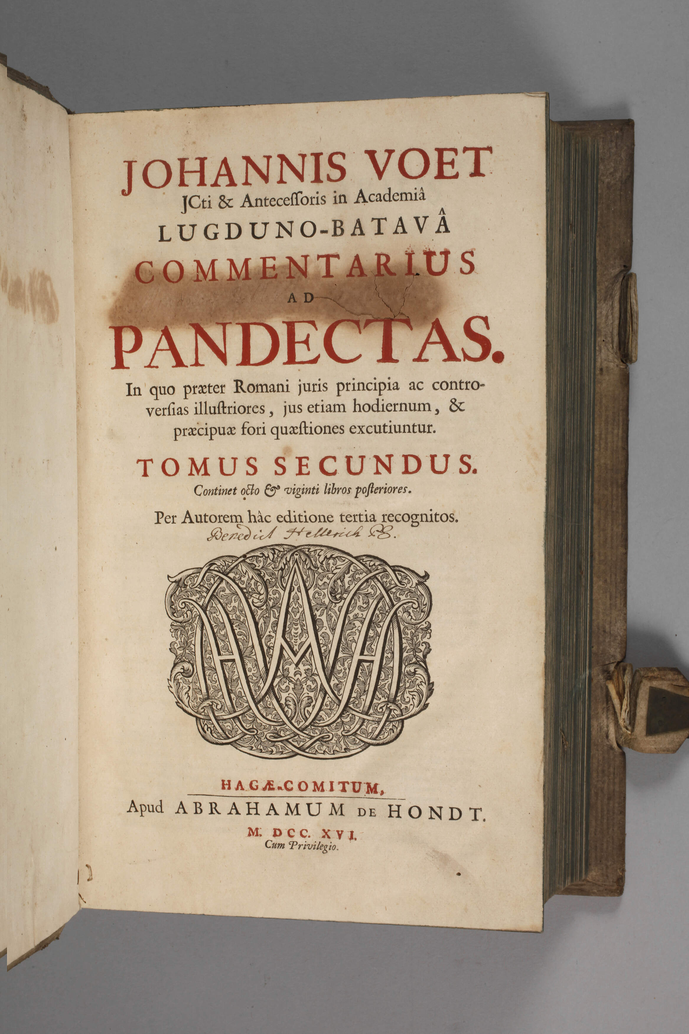 Jucti & Antecessoris 1716