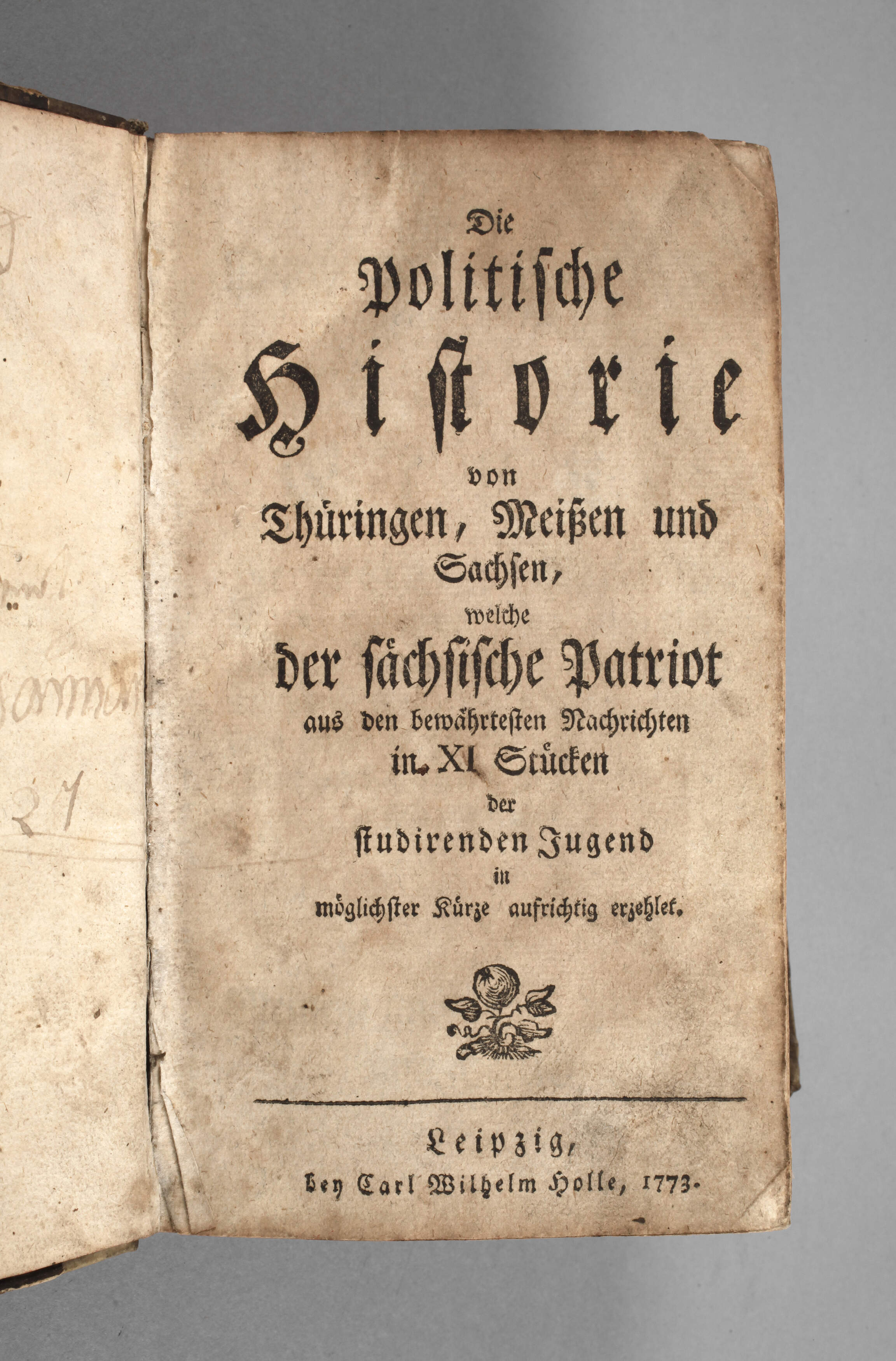 Die politische Historie 1770-1773