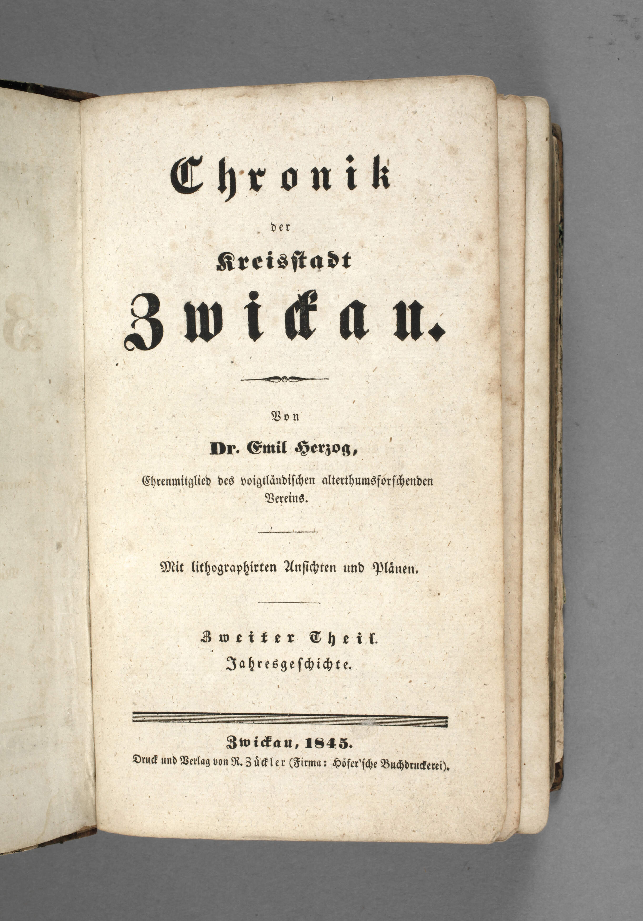 Chronik der Kreisstadt Zwickau