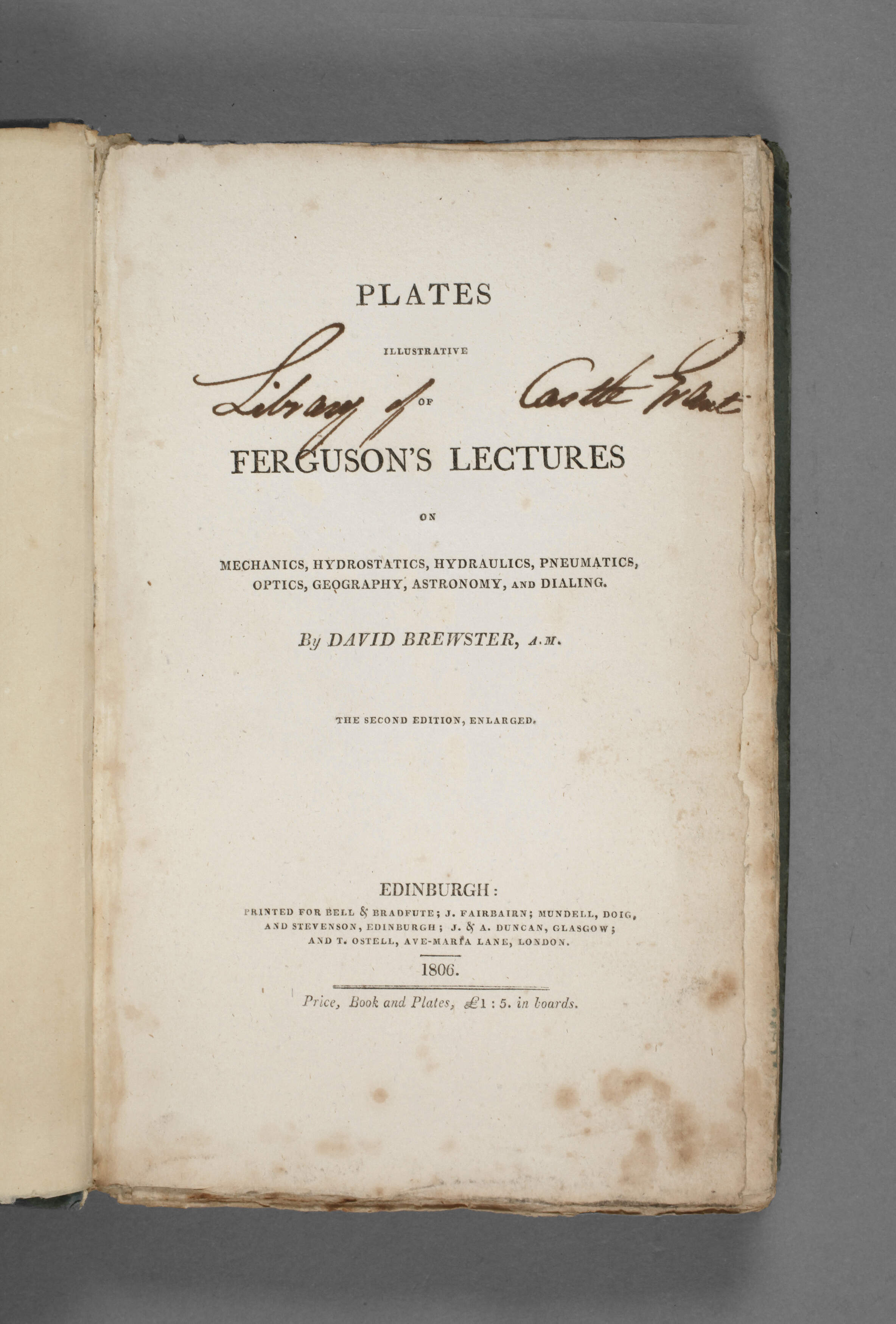 Plates illustrative of Ferguson's Lectures.