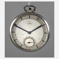 Taschenuhr Omega Platin111