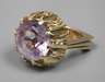 Goldring mit Amethyst