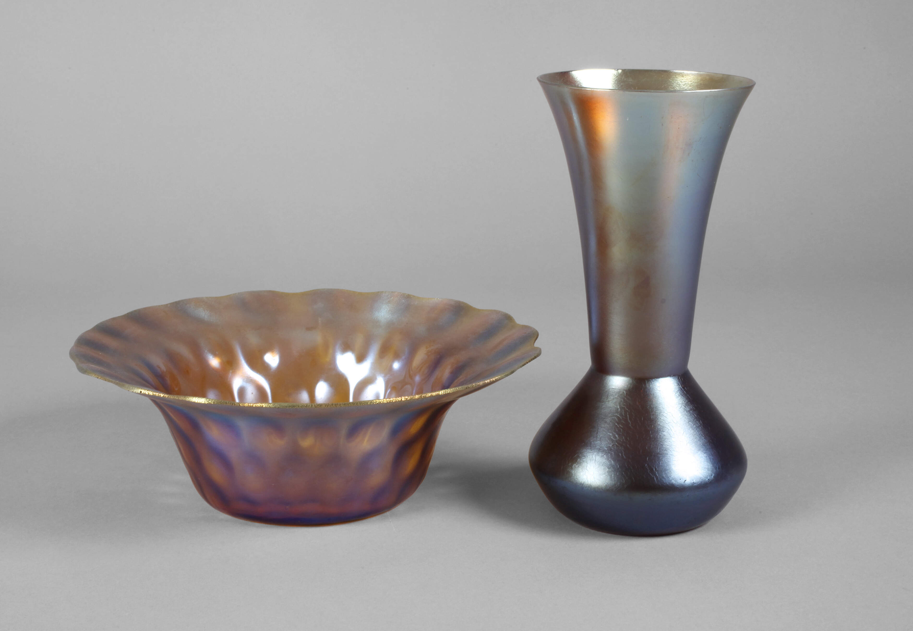 WMF Ikora Vase und Schale Myraglas