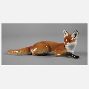 Nymphenburg liegender Fuchs