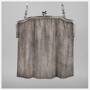 Silber Abendtasche