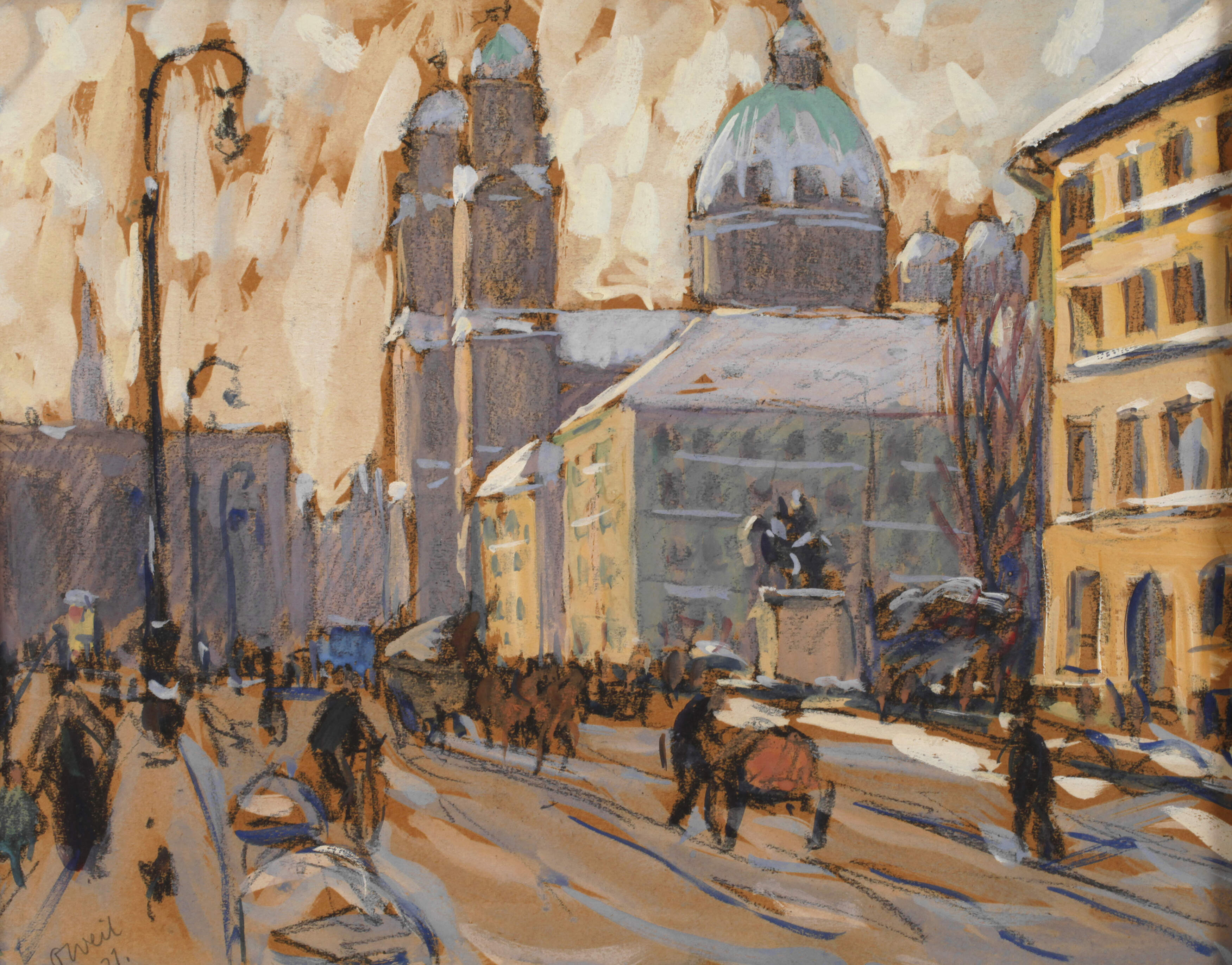 Otto Weil, Odeonsplatz in München