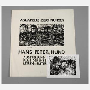 Hans-Peter Hund, zwei Holzschnitte