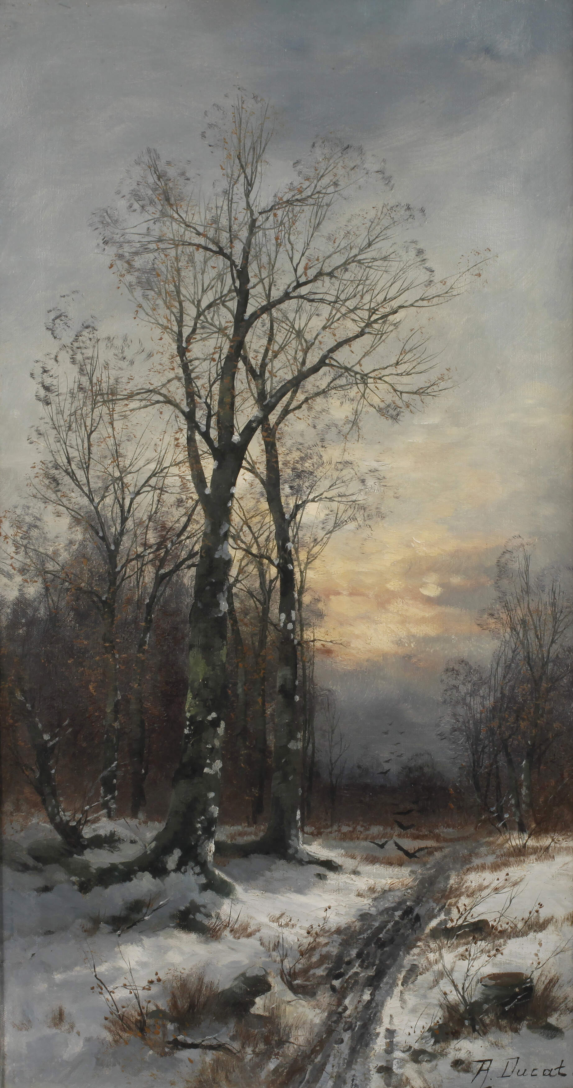 A. Ducat, Winterlandschaft