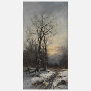 A. Ducat, Winterlandschaft