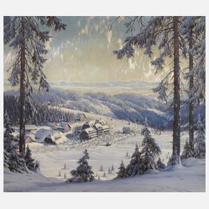 Karl Hauptmann, Winterlandschaft