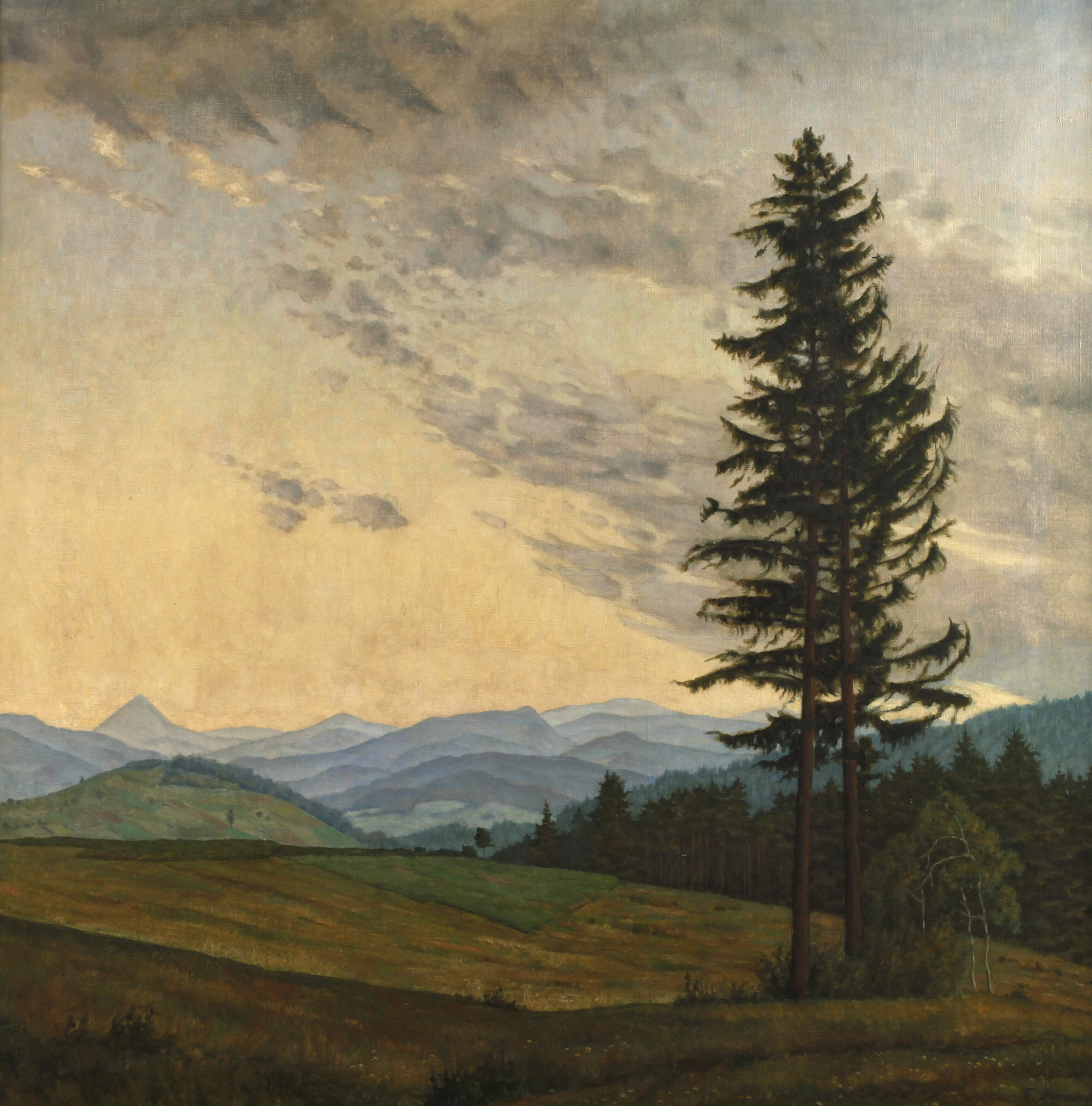 Dr. Friedrich Krampf, Neusachliche Landschaft