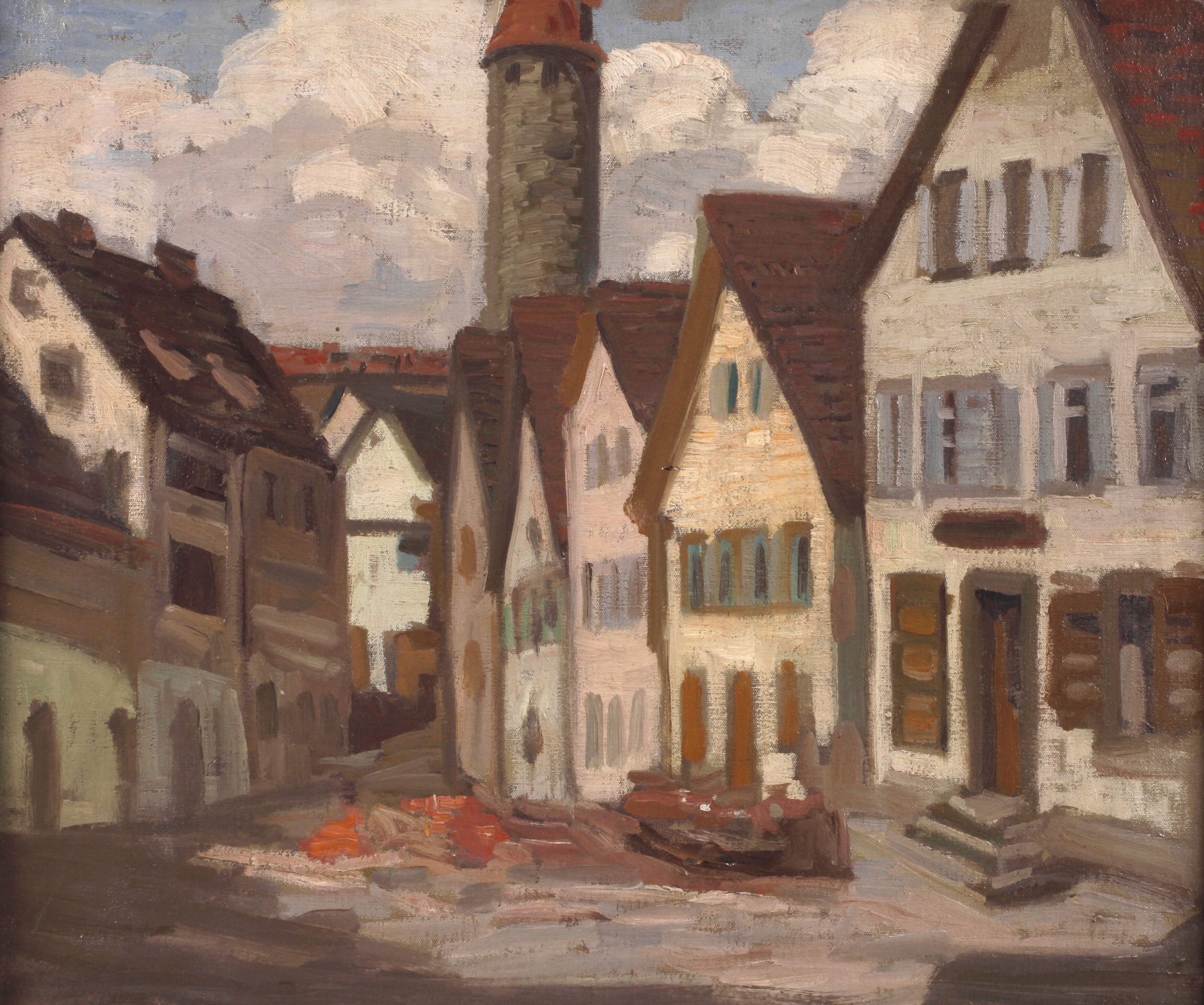 Wilhelm Legler, attr., "Kirchberg/Jagst"