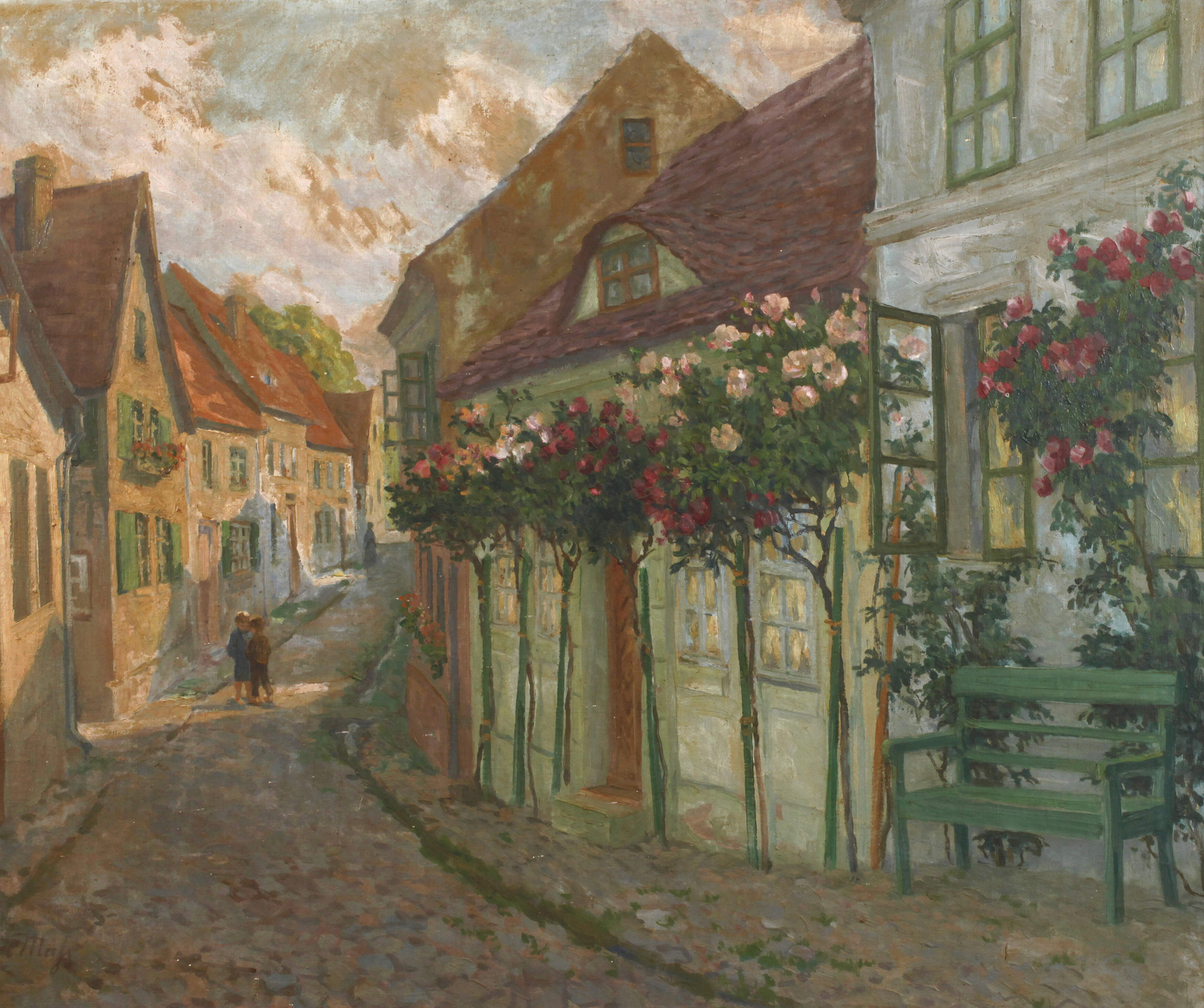 Helene Maß, Straßenszene