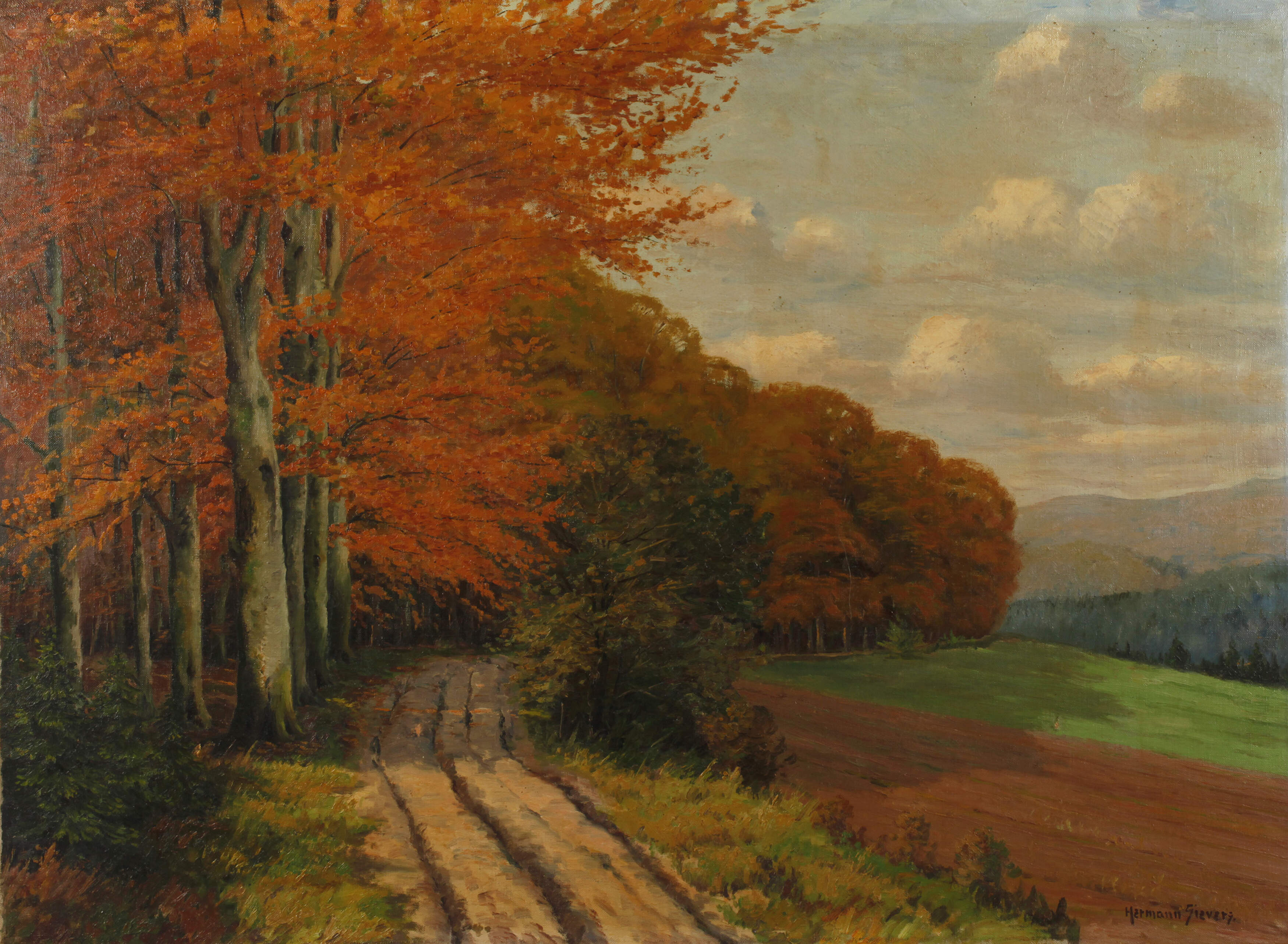 Hermann Sievers, Herbstlandschaft