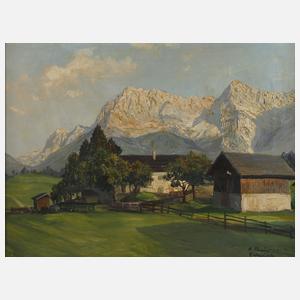 Heinz Theis, Sommerliche Voralpenlandschaft