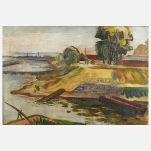 Willy Wenk, Flusslandschaft