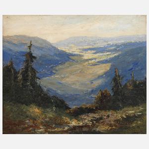 Heinz Wetzel, impressionistische Hochgebirgslandschaft