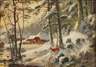 Carl Wilhelm Zimmer, Fuchs im Winterwald