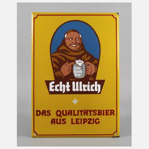 Emailleschild Ulrich Bier