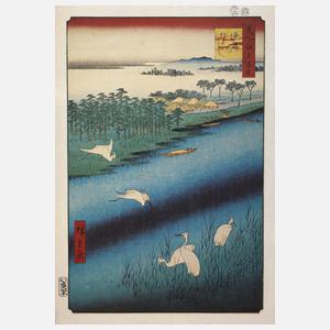 Farbholzschnitt Utagawa Hiroshige