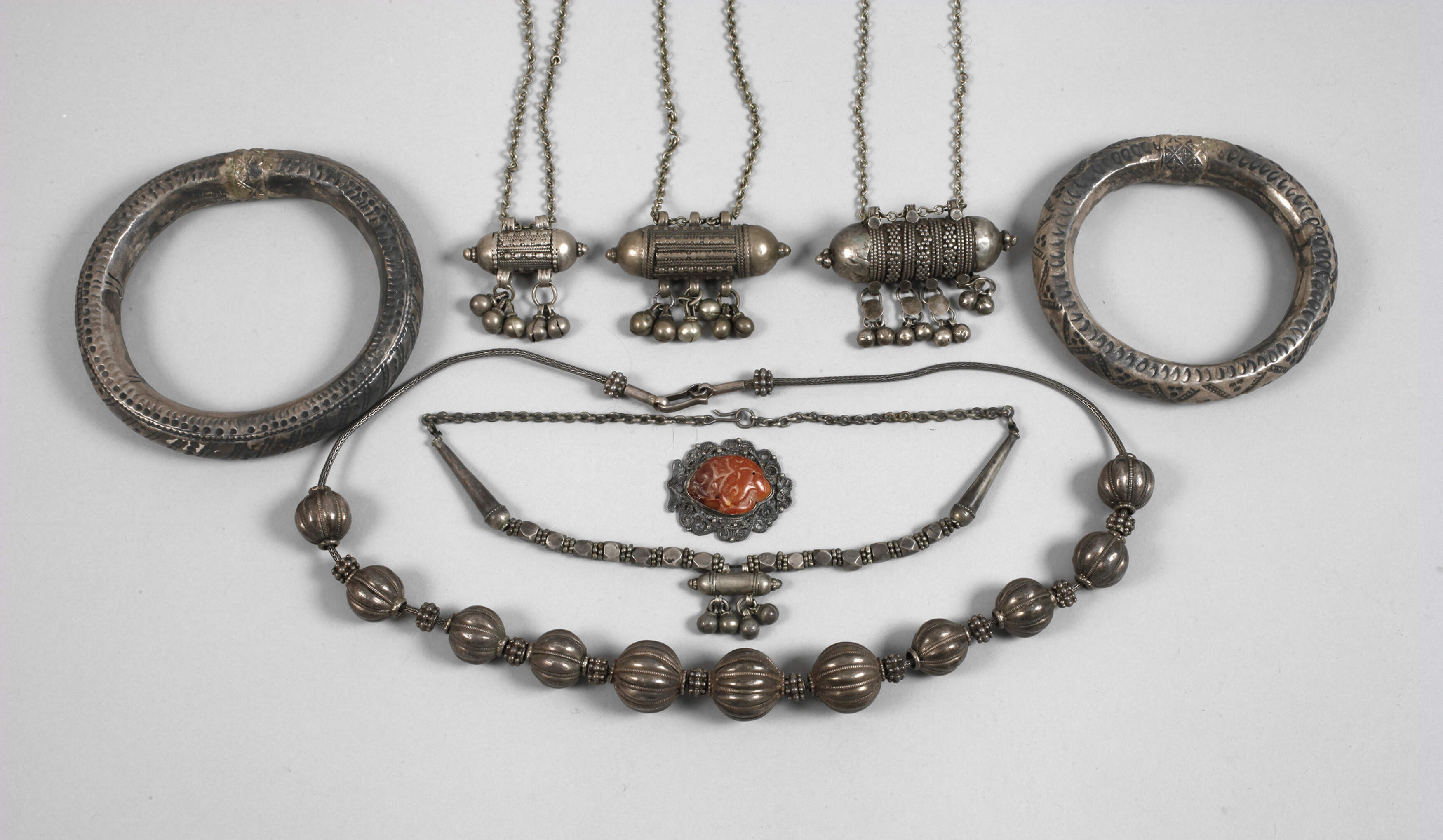 Konvolut Folkloreschmuck Silber