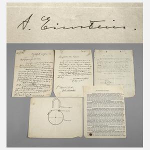 Brief und Autograph Albert Einstein